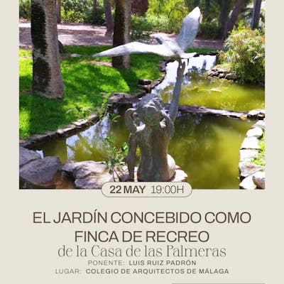 El jardín de la Casa de las Palmeras