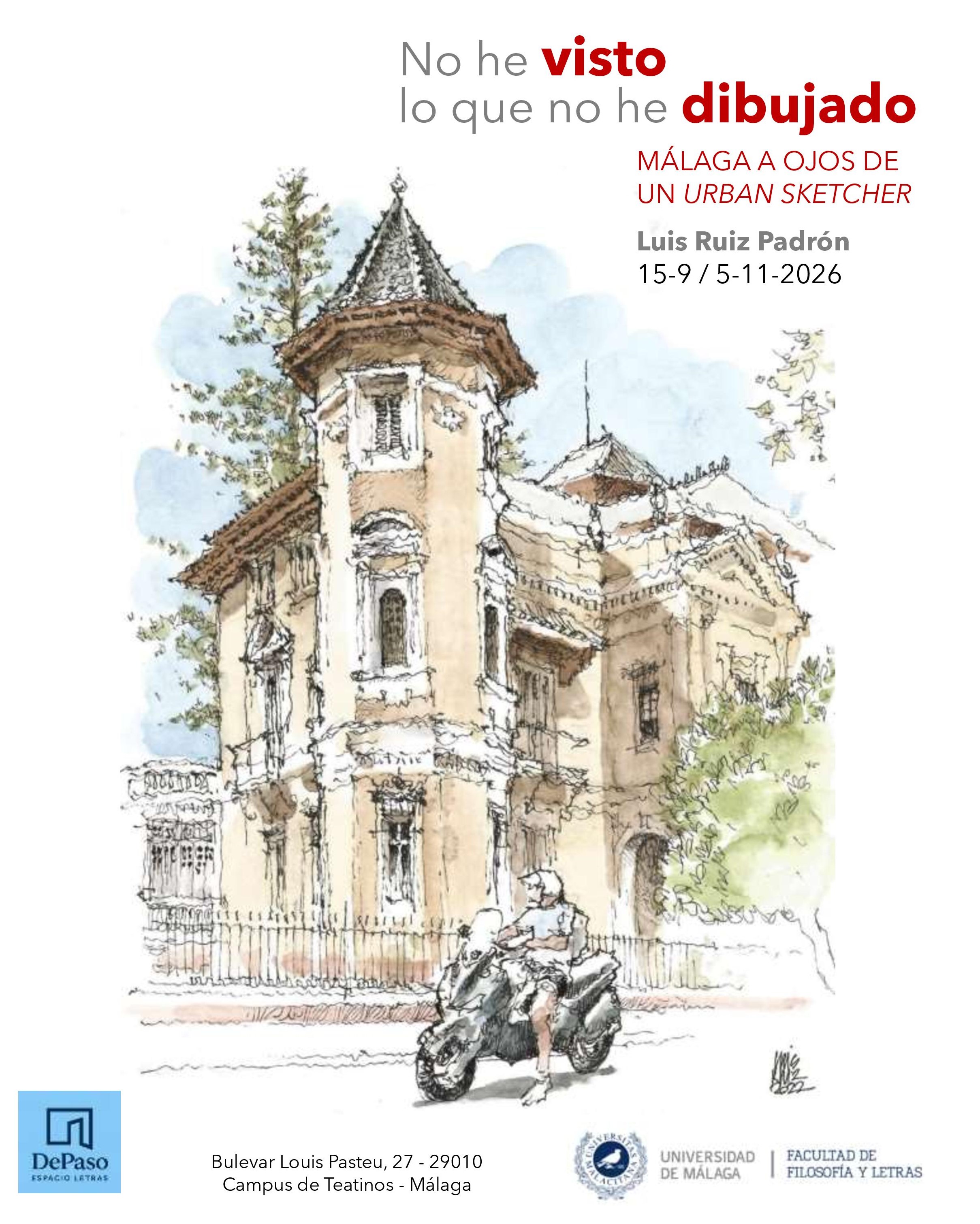 No he visto lo que no he dibujado. Málaga a ojos de un 'urban sketcher'